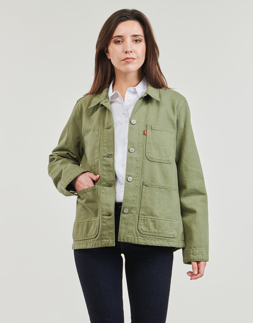 Giacca-in-jeans-ICONIC-CHORE-COAT-Verde-1