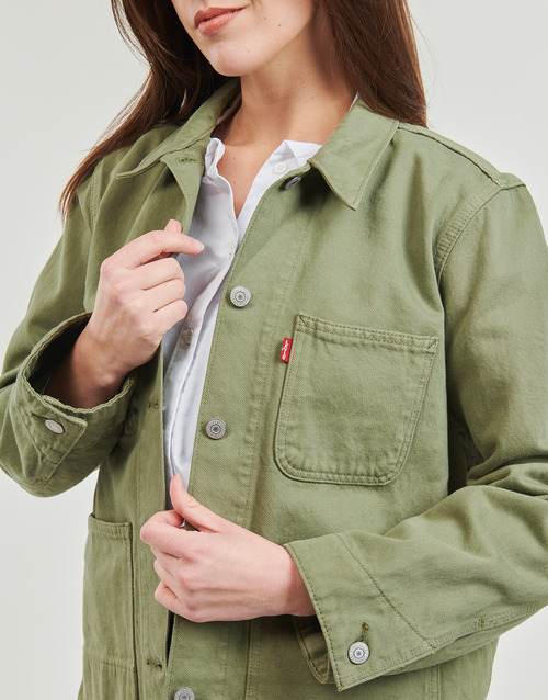 Giacca-in-jeans-ICONIC-CHORE-COAT-Verde-4