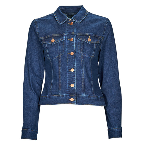 Giacca in jeans    REMI SHORT LS JACKET  Blu