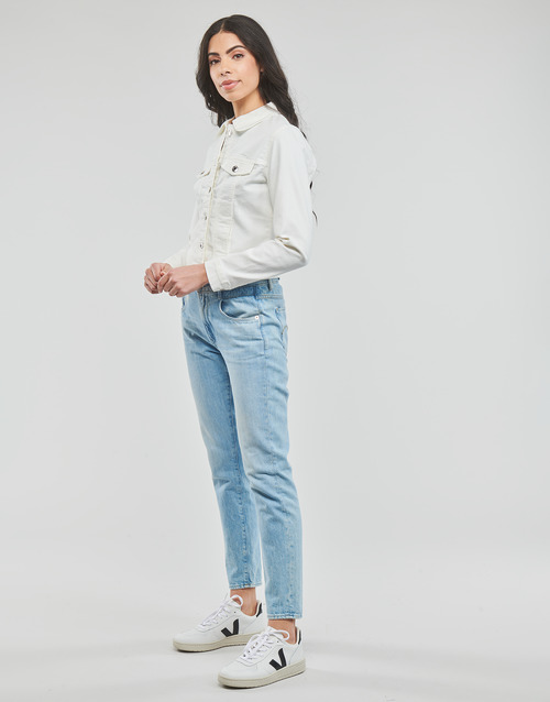 Giacca-in-jeans-VMLUNA-LS-SLIM-DNM-JACKET-MIX-GA-NOOS-Bianco-2