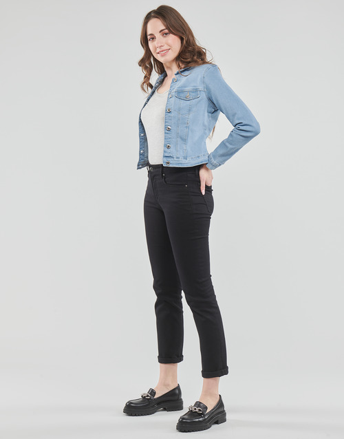 Giacca-in-jeans-VMLUNA-LS-SLIM-DNM-JACKET-MIX-GA-NOOS-Blu-2