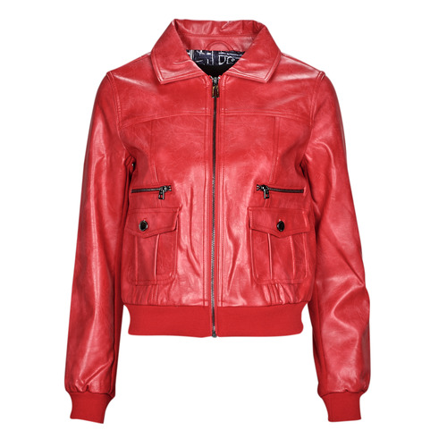 Giacca in pelle    CHAQ_DALLAS  Rosso