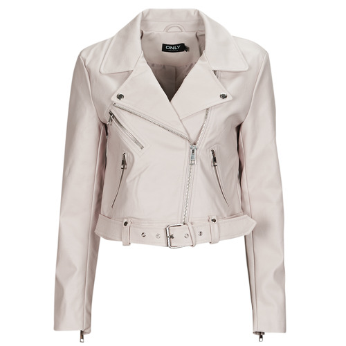 Giacca in pelle    ONLNEWVERA FAUX LEATHER BIKER CC OTW  Beige