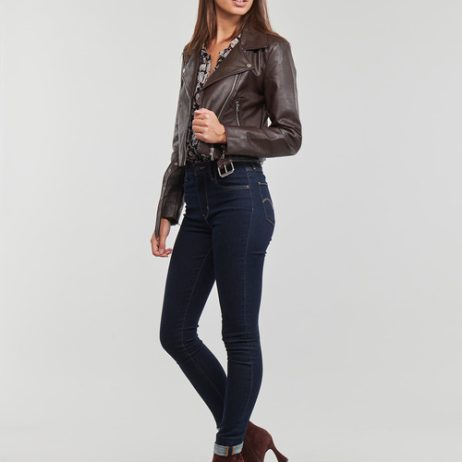 Giacca-in-pelle-ONLNEWVERA-FAUX-LEATHER-BIKER-CC-OTW-Marrone-2