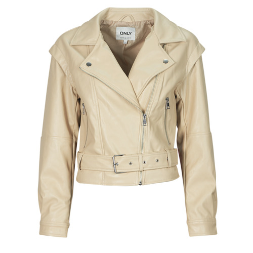 Giacca in pelle    ONLRAVEN  Beige