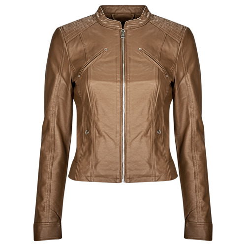 Giacca in pelle    VMFAVODONA COATED JACKET NOOS  Marrone