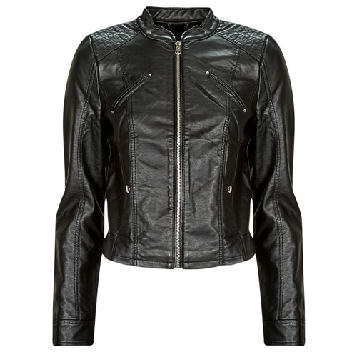 Giacca in pelle    VMFAVODONA COATED JACKET NOOS  Nero