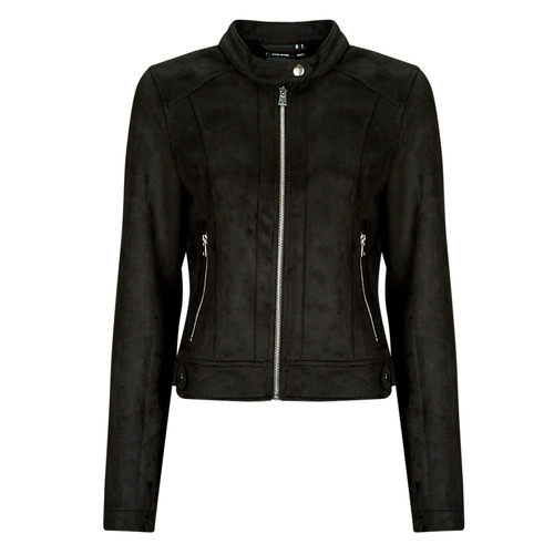 Giacca in pelle    VMJOSE MARI SHORT FAUX SUEDE JACKET BOOS  Nero