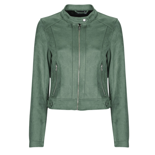 Giacca in pelle    VMJOSE MARI SHORT FAUX SUEDE JACKET BOOS  Verde