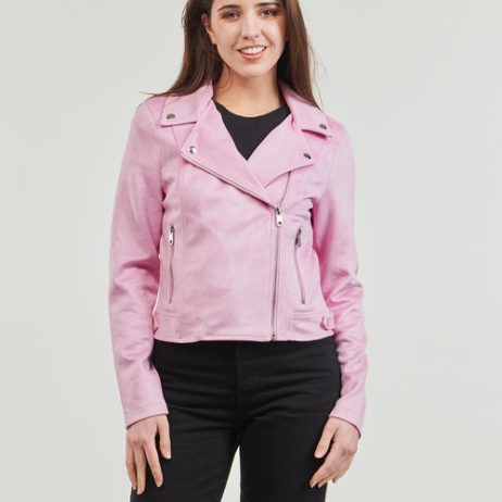 Giacca-in-pelle-VMJOSE-Rosa-1