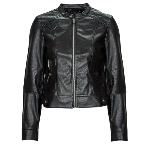 Giacca in pelle    VMLOVE LAVINE SHORT COATED JACKET  Nero