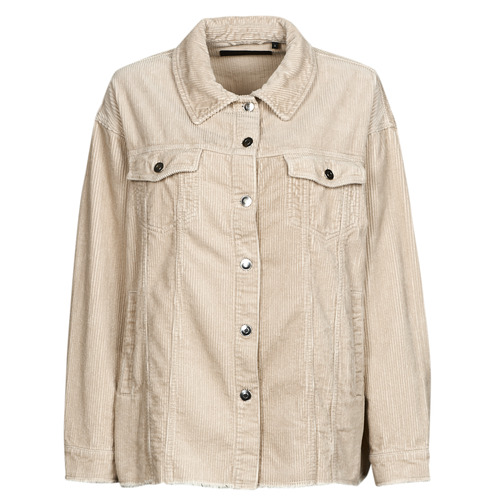 Giubbotto    ONLBITTEN CORD SHACKET PNT NOOS  Beige