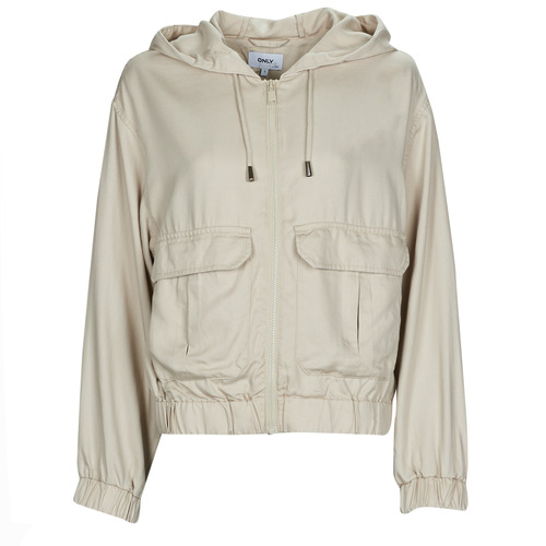 Giubbotto    ONLKENYA LIFE UTILITY HOOD JACKET  Beige