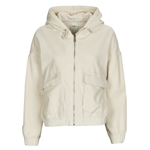 Giubbotto    ONLKENZIE L/S CORD JACKET CC PNT  Bianco