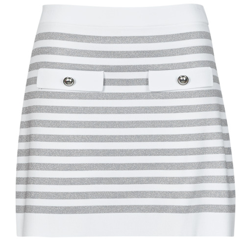 Gonna    ECO MINI SKIRT WITH PKT  Bianco