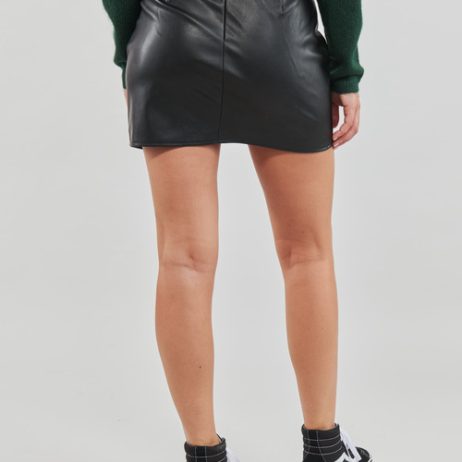 Gonna-ONLLENI-FAUX-LEATHER-SLIT-SKIRT-PNT-Nero-3