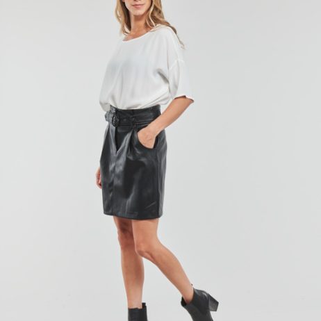 Gonna-VICHOOSY-HW-COATED-SKIRT-Nero-2