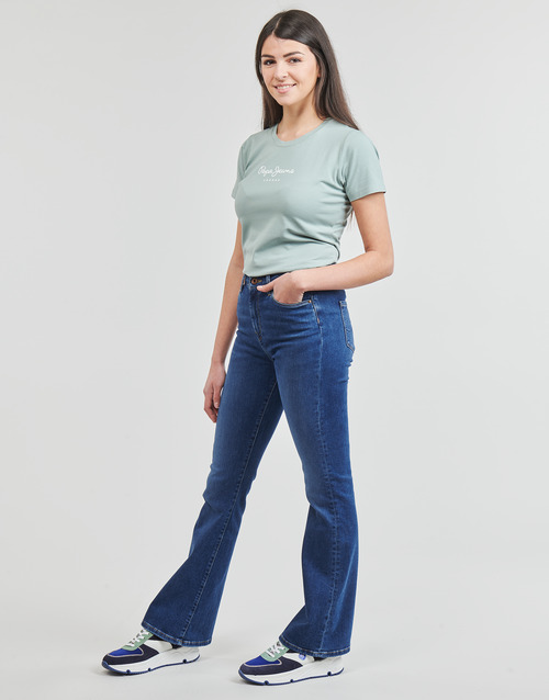 Jeans-Flare-SKINNY-FIT-FLARE-UHW-Blu-2