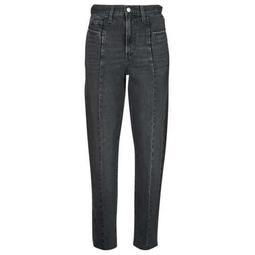 Levis black mom jeans best sale