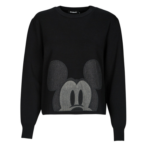 Maglione    MICKEY PATCH DENIM  Nero