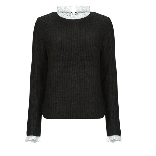 Maglione    ONLABELLA L/S GLITTER V-NECK CS KNT  Nero