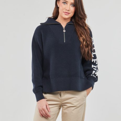 Maglione-PLACED-HILFIGER-12-ZIP-SWEATER-Marine-1