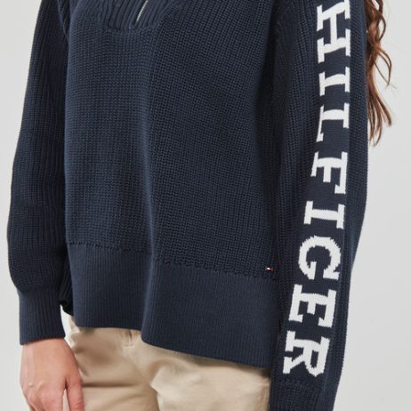 Maglione-PLACED-HILFIGER-12-ZIP-SWEATER-Marine-4