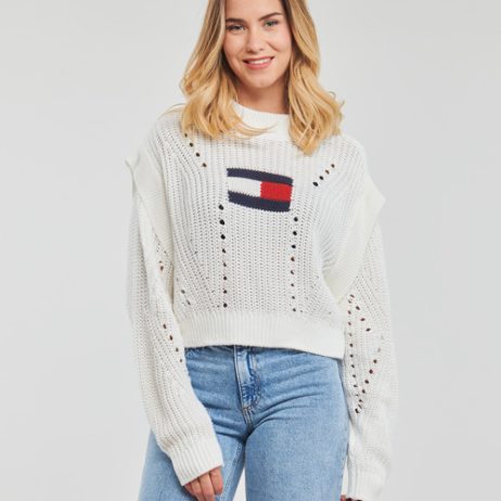 Maglione-TJW-OVRSZD-FLAG-STITCH-SWEATER-Bianco-1