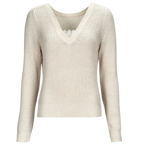 Maglione    VIDEBRA REV L/S V-NECK KNIT TOP  Beige