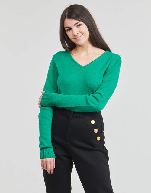 Maglione-VIRIL-V-NECK-Verde-1