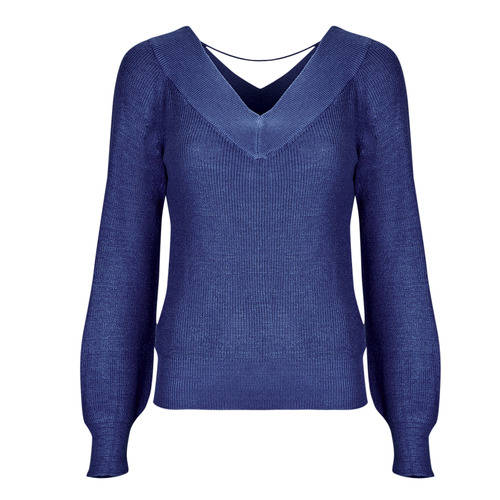 Maglione    VMNEWLEXSUN LS DOUBLE V-NCK  Blu