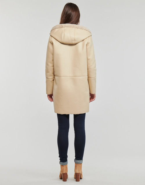 Mantella-CLARA-HOODED-PARKA-Beige-3