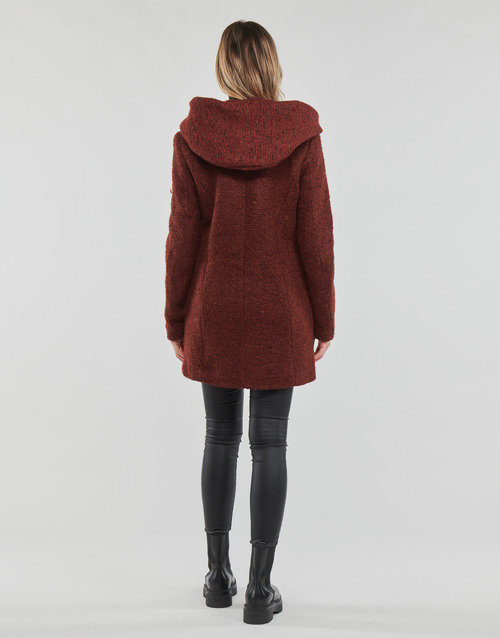 Mantella-ONLSEDONA-BOUCLE-WOOL-COAT-OTW-NOOS-Rosso-3