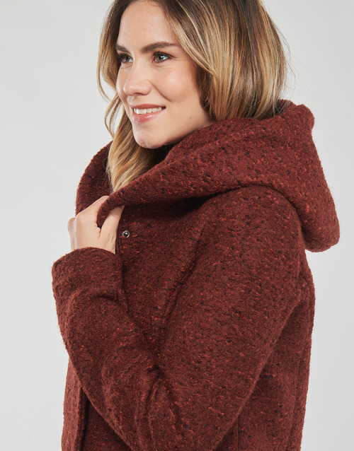 Mantella-ONLSEDONA-BOUCLE-WOOL-COAT-OTW-NOOS-Rosso-4