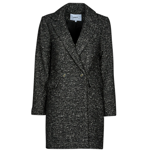 Mantella    ONLSELENA MINNA LIFE WOOL COAT SP CC OTW  Nero