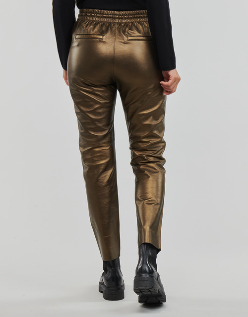 Pantaloni-morbidi-Pantaloni-alla-zuava-GIFT-METAL-Oro-3