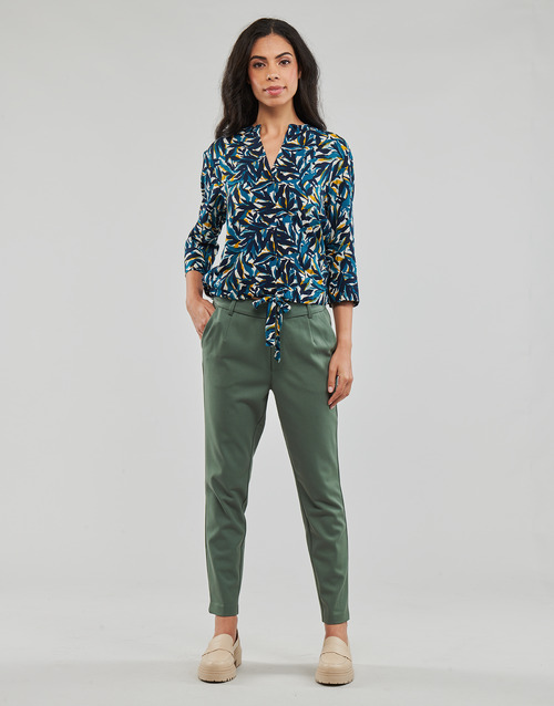 Pantaloni-morbidi-Pantaloni-alla-zuava-VIVARONE-HW-SLIM-PANT-Verde-1