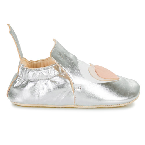 Pantofole-bambini-ragazza-Easy-Peasy-MY-BLUBLU-COEUR-VOLANT-Argento-Easy-Peasy-4