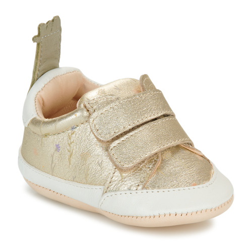 Pantofole bambini ragazza Easy Peasy  MY BLUMOO PTI'VELCRO  Oro Easy Peasy 3608925969340