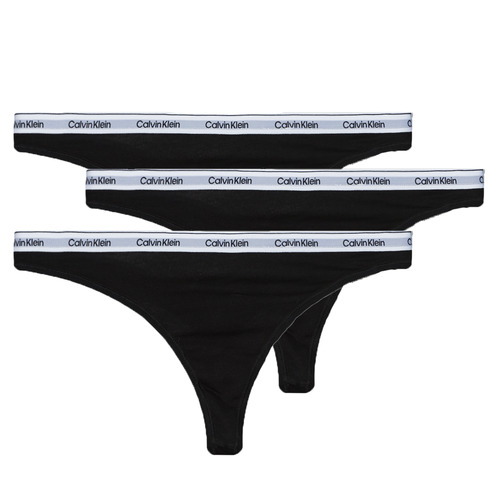 Perizoma    THONG 3PK X3  Nero