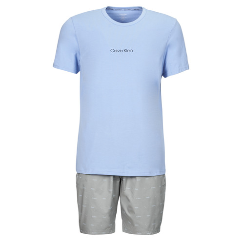 Pigiami / camicie da notte uomo Calvin Klein Jeans  S/S SHORT SET  Multicolore Calvin Klein Jeans 8720109440584