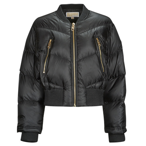 Piumino    CHEVRON QUILTED BOMBER  Nero