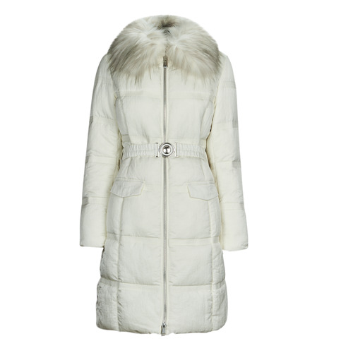 Piumino    MARISOL LONG BELTED JACKET  Bianco