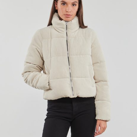 Piumino-ONLNEWDOLLY-CORDUROY-PUFFER-CC-OTW-Beige-1