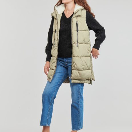 Piumino-ONLNEWNORA-PUFFER-WAISTCOAT-CC-OTW-Beige-2