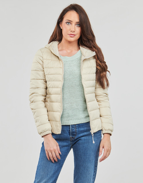 Piumino-ONLTAHOE-HOOD-JACKET-OTW-Beige-1