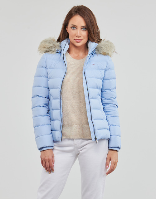 Piumino-TJW-BASIC-HOODED-DOWN-JACKET-Blu-1