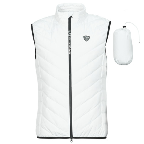 Piumino uomo Emporio Armani EA7  PREMIUM SHIELD DOWN WAISTCOAT  Bianco Emporio Armani EA7 8057767519735