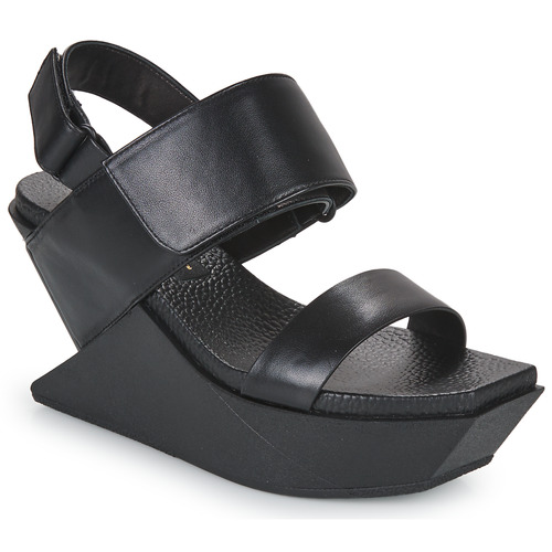 Sandali    DELTA WEDGE SANDAL  Nero