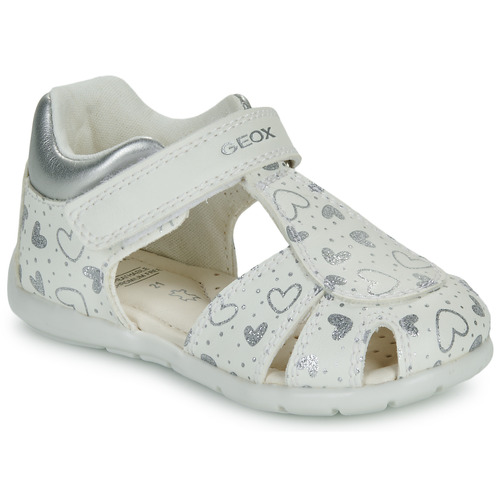 Geox B ELTHAN GIRL girl sandals White